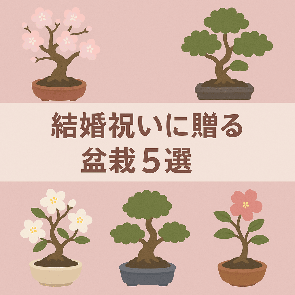 【2025年版】結婚祝いに贈る盆栽5選｜夫婦の絆と家庭円満を願う縁起の良いギフト