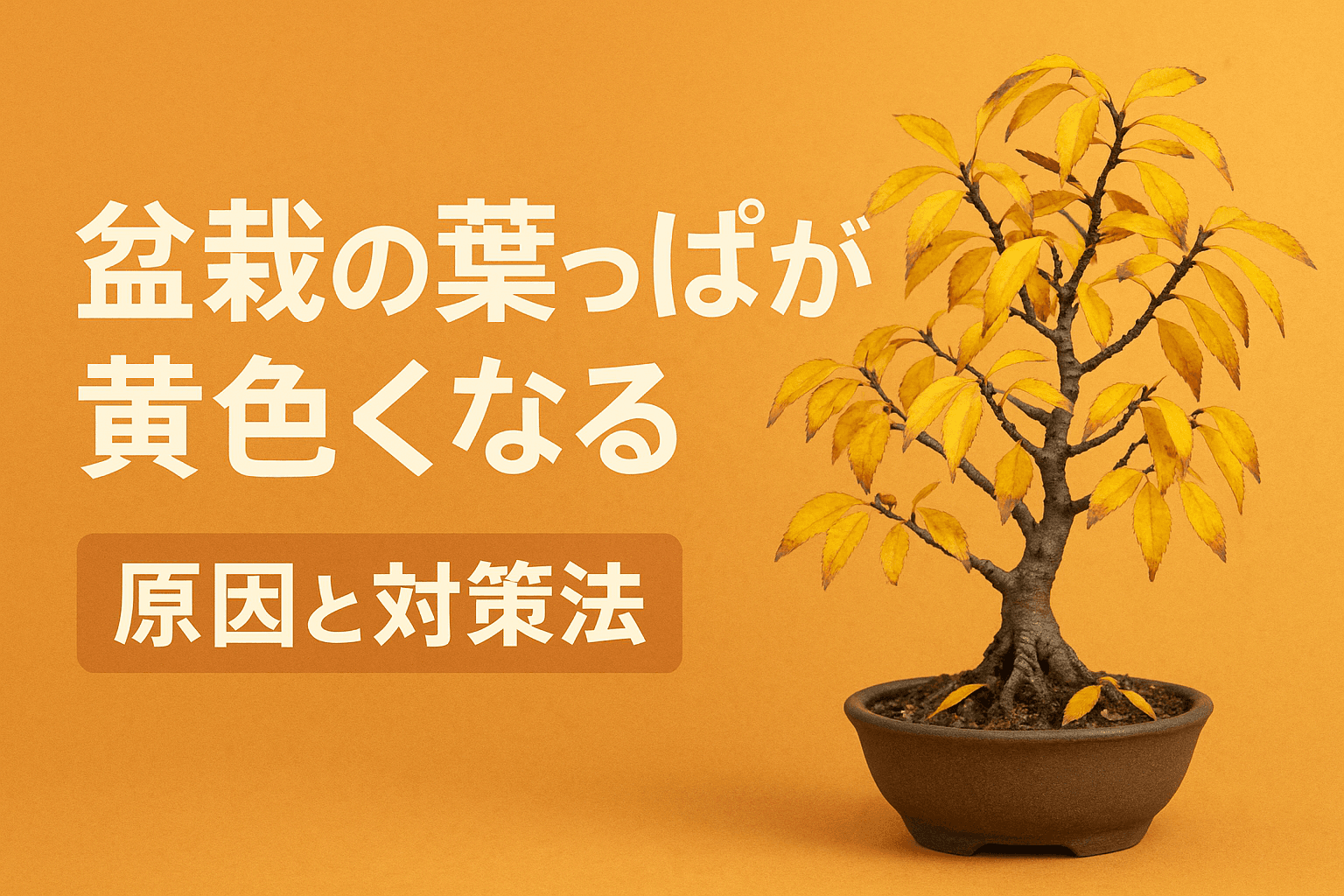 bonsai-yellow-leaves-causes-solutionsのアイキャッチ画像