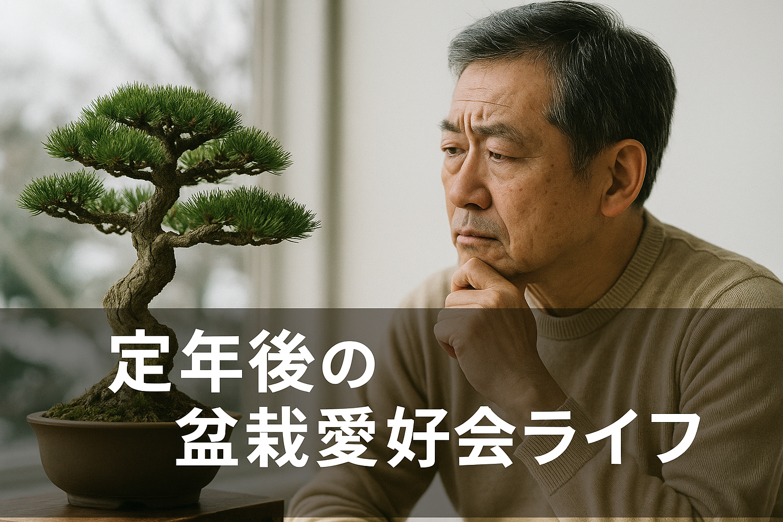 定年後の盆栽愛好会ライフ｜新たな人生の扉を開いた60代からの挑戦